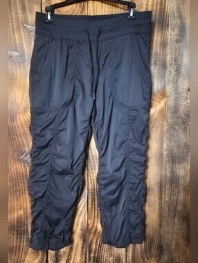 The North Face Ruched Jogger Pants Black Outdoor Womens Medium